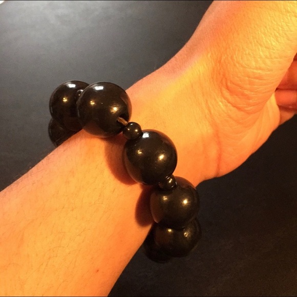 Black marble bracelet - Picture 4 of 5